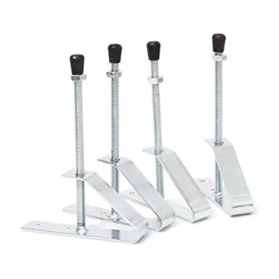 Abbildung von Relaxdays 10019270 Reifenwandhalter Set 4er Reifenhalter für die Wand aus Metall 4 Reifen bis 185 Breite mit Felgen Reifenwandhalterung mit, Silber, Schwarz