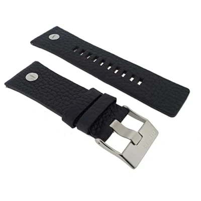 Abbildung von Diesel Uhrenarmband 28 mm Leder Schwarz Uhrband DZ 7313 / LB DZ7313