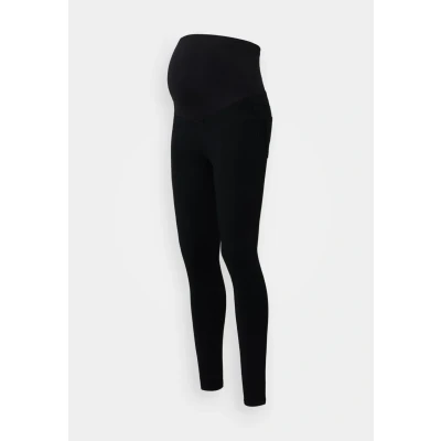 Abbildung von ONLY Maternity Olmrain LIFE REG Skinny Jeggings, Damen, Größe: Medium, Black denim