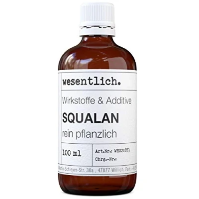 Abbildung von Squalan (100ml) rein pflanzliches Pflegeöl von wesentlich.