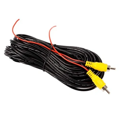 Abbildung von KIMISS Cinch Kabel, 15 m Stecker auf AV Audio Video Kabel für Auto Rückfahrkamera DVD CD Player TV Box