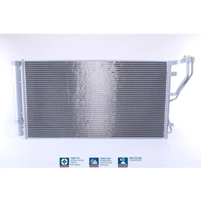 Abbildung von NISSENS 940244 Klimakondensator mit Trockner Aluminium 694 R 134a
