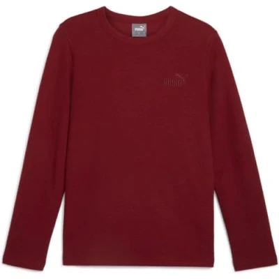 Abbildung von Puma Elevated Longsleeve Langarmshirt, Herren, Größe: XL, Intense red