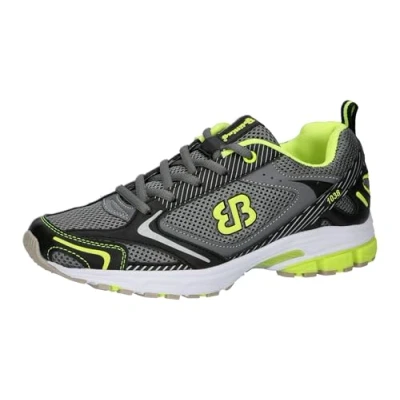 Abbildung von Brütting Fusion Herren Fitnessschuhe, Grau/ Schwarz/ Lemon, 46 EU