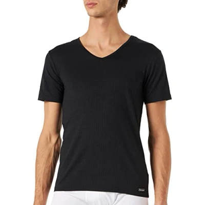 Abbildung von Bruno Banani Herren Shirt Check Line 2.0 Unterhemd, Schwarz (Schwarz Karo 125), (Herstellergröße: XX Large)