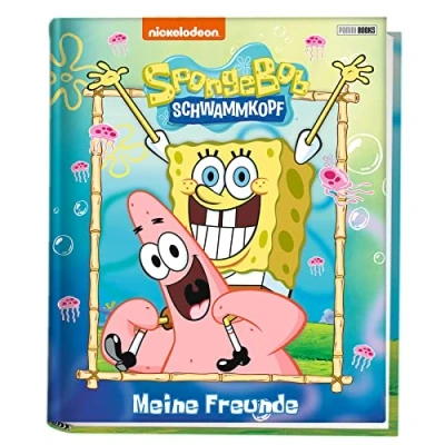 Abbildung von SpongeBob Schwammkopf: Meine Freunde: Kindergartenfreundebuch mit wattiertem Cover