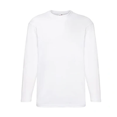 Abbildung von Fruit of the Loom Langarm T Shirt 610380 Gr. XL, weiß