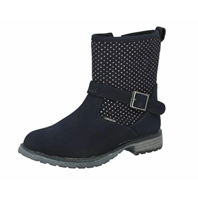 Abbildung von Lico Mädchen Laurie Mode Stiefel, Marine/ Rosa, 34 EU