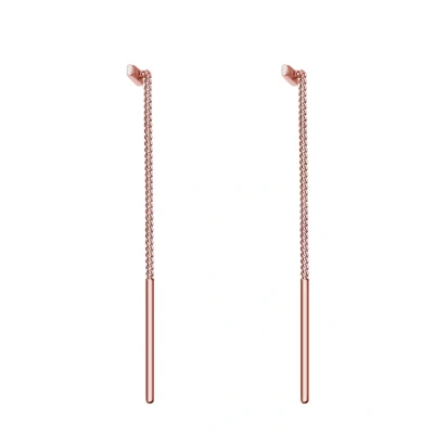 Abbildung von Elli Stick GEO Ohrringe rosegoldcoloured, Damen, Größe: One Size, Rosegold coloured