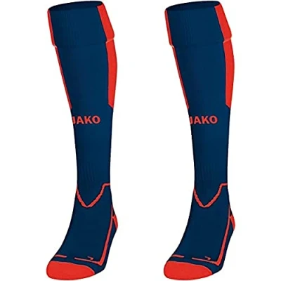 Abbildung von JAKO Unisex Lazio Stutzenstrumpf, Marine/flame, 35 38 EU