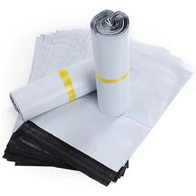 Abbildung von HVDHYY Versandbeutel Blickdicht Plastik 35cmX45cm/100Stück Versandtueten Kunststoff Selbstklebend Verschiedene Maße Für den Transport von Kleidung Gütern und Textilien