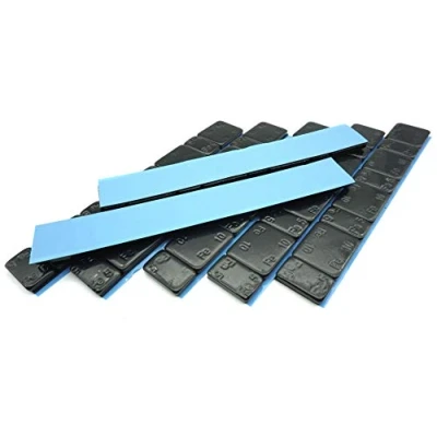 Abbildung von NAAA 420g Auswuchtgewichte Schwarz 7x60g Riegel 5g+10g Aufteilung