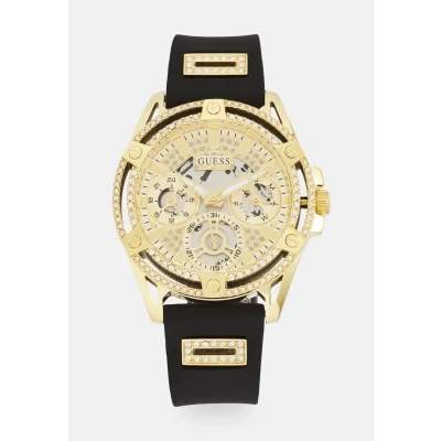 Abbildung von Guess Queen Uhr, Damen, Größe: One Size, Black