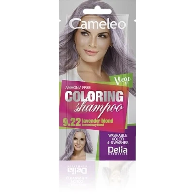 Abbildung von Cameleo Tönungsshampoo schnelle und einfache Farbauffrischung &quot;Farbe in Farbe&quot; ohne Ammoniak Oxidationsmittel Shampoo im Beutel 40ml (9.22 Lavender Blond)