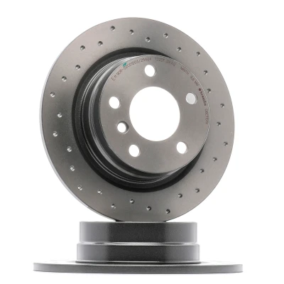 Abbildung von BREMBO 08.C115.1X Bremsscheibe 290 11 5 voll, gelocht beschichtet hochgekohlt mit Schrauben BMW: 1 Hatchback, 2 Coupe, Convertible