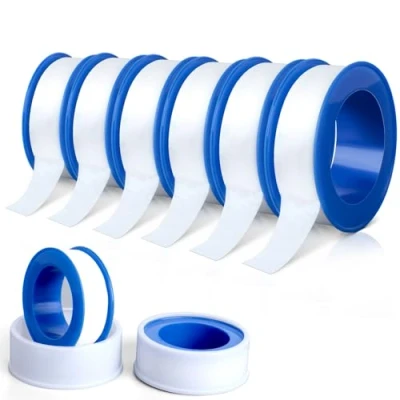 Abbildung von AiQInu 6 Rollen Teflonband Gewindedichtband,10 m*13mm PTFE Dichtband Band Gewinde Dichtungsband für Pool, Küche, Industrie,weiß