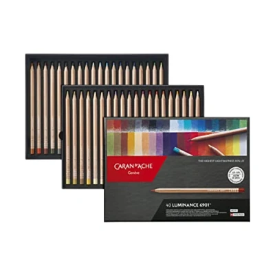 Abbildung von Caran d&#039;Ache 6901.740 Artist Luminance 6901 Set aus 40 Stiften , Stück (1er Pack)