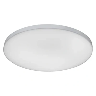 Abbildung von LEDVANCE Smarte LED Deckenleuchte, Panel für Innen mit WIFI Technologie, Lichtfarbe änderbar (3000K 6500K), 450mm Durchm., Kompatibel Google und Alexa Voice Control, SMART+ PLANON FRAMELESS