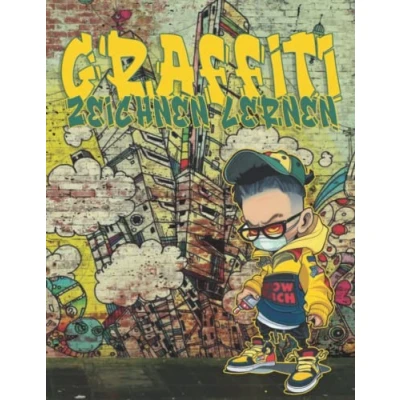 Abbildung von Graffiti Zeichnen Lernen: Ausmalen von Zeichnungen, Zitaten, Schriftarten und Urban Art Schriften Alphabet Vom Anfänger Mit 50 professionelle ... Kinder zurück zu Schulgeschenk