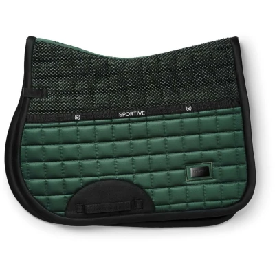 Abbildung von Equestrian Stockholm FW&#039;22 Sportive Sycamore Green jumping saddlepad