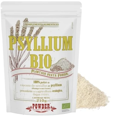 Abbildung von BIOLOGISCHE PSYLLIUM PULVER * 30 Portionen / 210 g Zufuhr von natürlichen Ballaststoffen