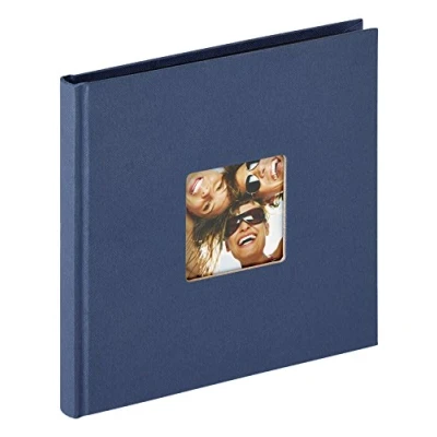 Abbildung von walther design Fotoalbum blau 18 x cm mit Cover Ausstanzung, Fun FA 199 L