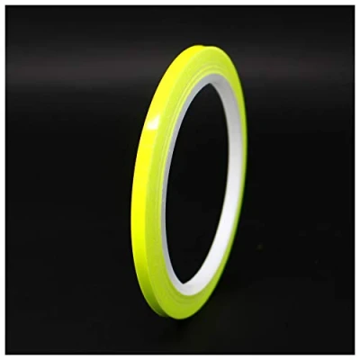 Abbildung von 10 Meter (0,79/Meter) Glanz Zierstreifen Auto Motorrad Boot Modellbau Silber Chrom Finest Folia Dekorstreifen Seitenstreifen (Neon Gelb, 3mm Breite)
