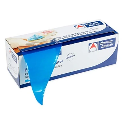 Abbildung von thermohauser Einweg Spritzbeutel (Kunststoff PE), Maximum Grip blau, 100 Stück, 53,0x27,5x0,0075 cm
