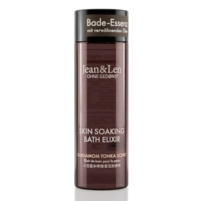 Abbildung von Jean &amp; Len Bath Elixir Cardamom Tonka, mit natürlichen Ölen, hinterlässt ein angenehmes Hautgefühl, würziger Duft, Badeöl für alle Hauttypen, ohne Parabene Silikone, 100 ml