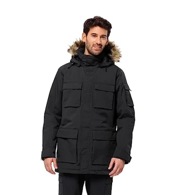 Abbildung von Jack Wolfskin Glacier Canyon Wintermantel, Herren, Größe: Large, Black