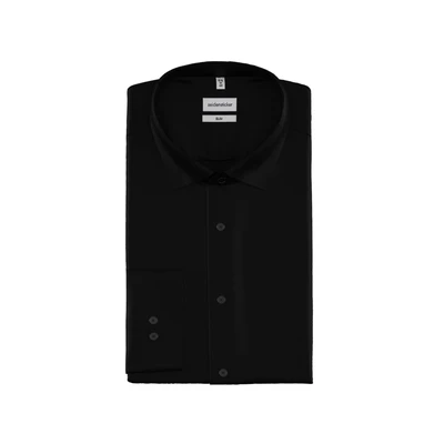 Abbildung von Seidensticker Businesshemd, Herren, Größe: 39, Black