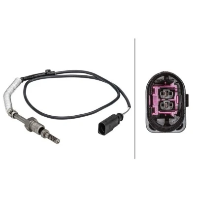 Abbildung von HELLA 6PT 358 181 111 Sensor, Abgastemperatur AUDI: A4 B7 Avant, Saloon, B6/B7 Convertible