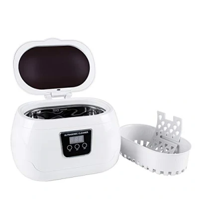 Abbildung von Uten Ultraschallreinigungsgerät Ultraschallreiniger 600ml Ultraschallbad Reinigungsgerät Digital für Brillen Schmuck Uhren Zahnersatz 43KHZ