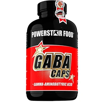 Abbildung von GABA CAPS Hochdosiert 750mg Gamma Aminobuttersäure pro Kapsel Ohne Magnesiumstearat &amp; Farbstoff Vegan 2 Monatsvorrat 120 Kapseln Deutsche Herstellung nach IFS