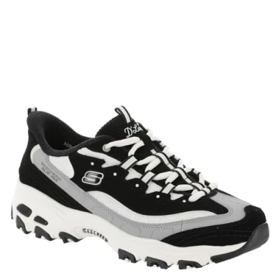 Abbildung von Skechers Damen Sneaker D&#039;Lites Smooth Nostalgia Black/Natural EU 38