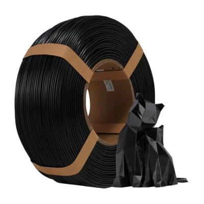 Abbildung von eSUN PLA+ Refill Filament 1.75mm, PLA Plus Spoolless 3D Druck Filament, Maßgenauigkeit +/ 0.03mm, 1KG (2.2 LBS) für Drucker, Schwarz