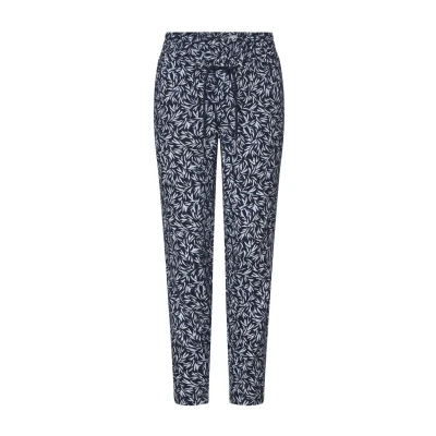 Abbildung von Cecil Gemusterte Stoffhose, Damen, Größe: XSx28, Blau