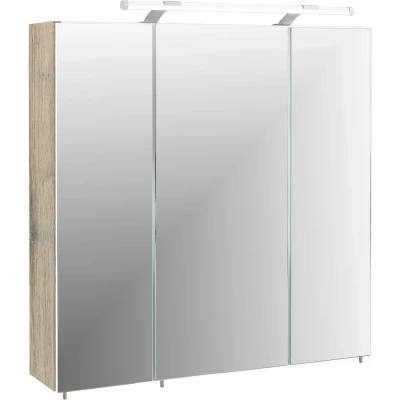 Abbildung von Schildmeyer Spiegelschrank 133075 Trient, 70.0 x 16.0 75.0 cm, wildeiche Dekor
