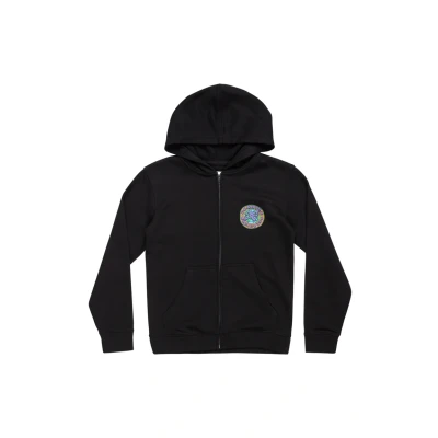 Abbildung von DC Shoes Spinner Durchgehendem Sweatjacke für Kinder, Größe: 176, Kvj black
