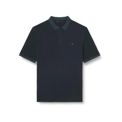 Abbildung von Tommy Hilfiger Herren Poloshirt Kurzarm Regular Fit, Blau (Desert Sky), XXL