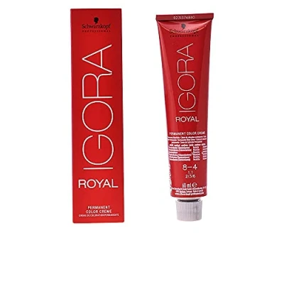 Abbildung von Schwarzkopf Professional Igora Royal Golds Permanente Färbung 60 ml 8 4 Hellblond Beige