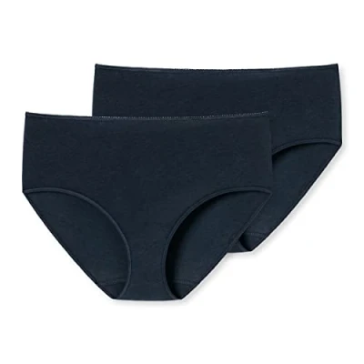 Abbildung von uncover by Schiesser 2PACK Midislip Slip, Damen, Größe: 3XL, Blau