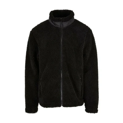 Abbildung von Urban Classics Basic Fleecejacke, Herren, Größe: Large, Black