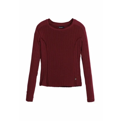 Abbildung von Desigual Langarmshirt, Damen, Größe: Small, Red