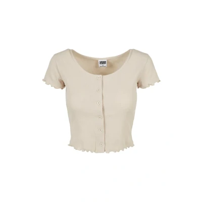Abbildung von Urban Classics Cropped Strickjacke, Damen, Größe: XL, Softseagrass