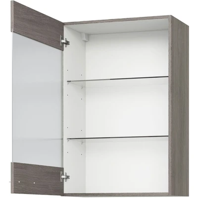 Abbildung von KOCHSTATION Glashängeschrank »KS Trea OG60 90« inklusive zwei Glaseinlegeböden, Breite 60 cm, Höhe 90 cm