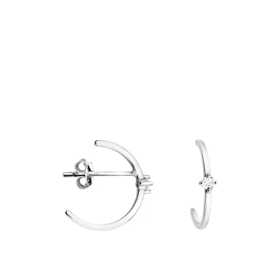 Abbildung von Sofia Milani Ohrringe, Damen, Größe: One Size, Silver coloured