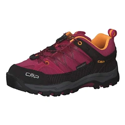 Abbildung von CMP Unisex Kinder Børn rigel lav trekking Shoe Wp Walking Schuh, Bouganville Goji, 35 EU