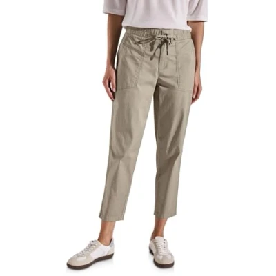 Abbildung von STREET ONE Damen A378683 Hose im Cargo Look, Buff Grey, 38W x 28L