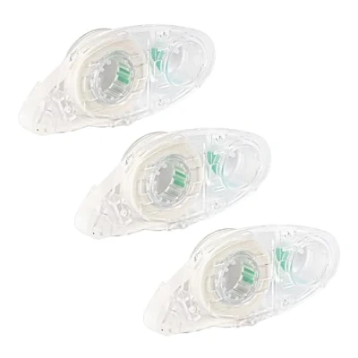 Abbildung von Ideen mit Herz Klebe Waben Abroller non permanent Nachfüllkassetten für filigrane Arbeiten DIY Büro saubere Ergebnisse Doppelseitig klebend leicht ablösbar 8 mm x 20 m 3 Stück